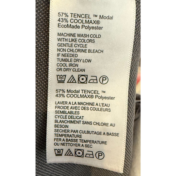 Tommy Bahama Island Zone Polo Shirt Men’s 2XLB Gray Performance Golf Coolmax - Picture 5 of 9